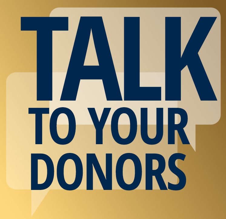 talk to your donors